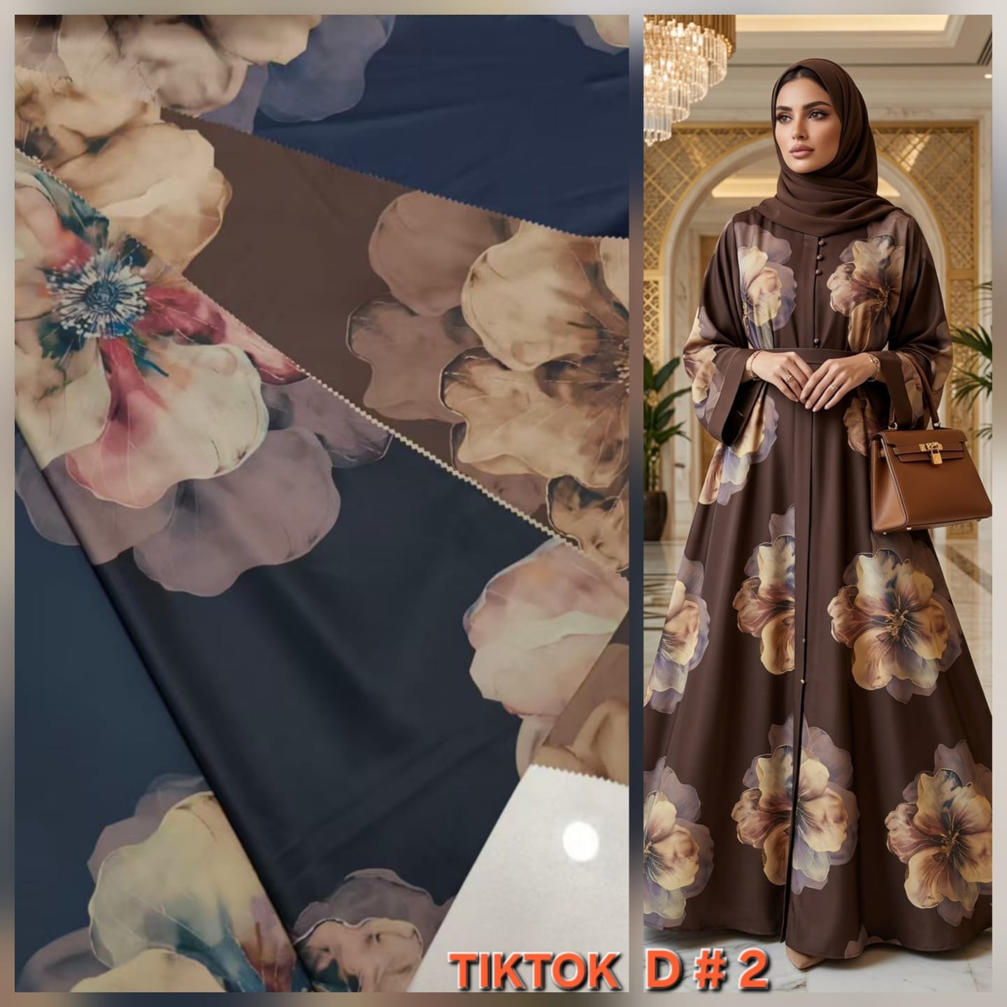 Layali Floral Abaya