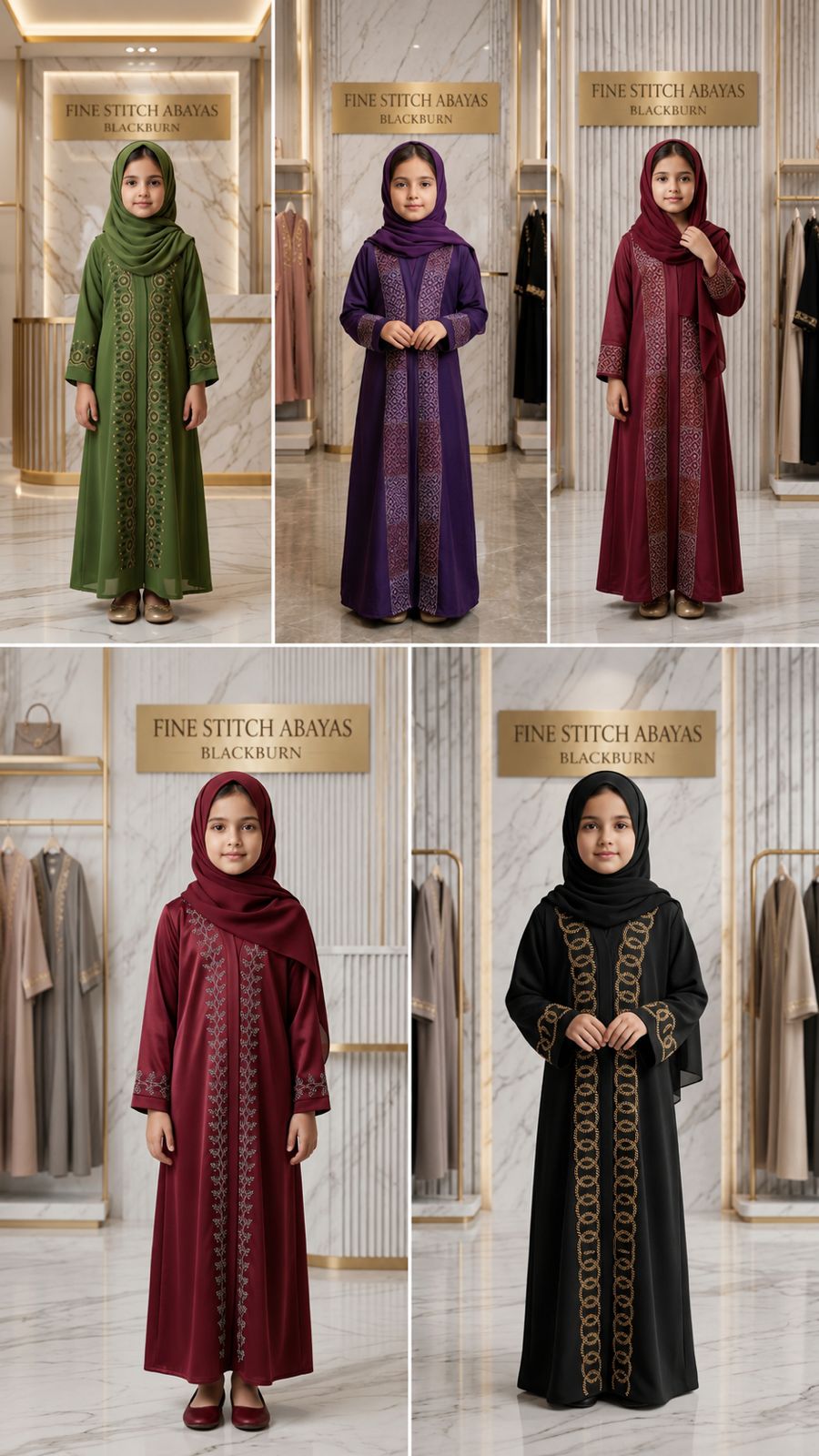 Jewel Tone Abaya