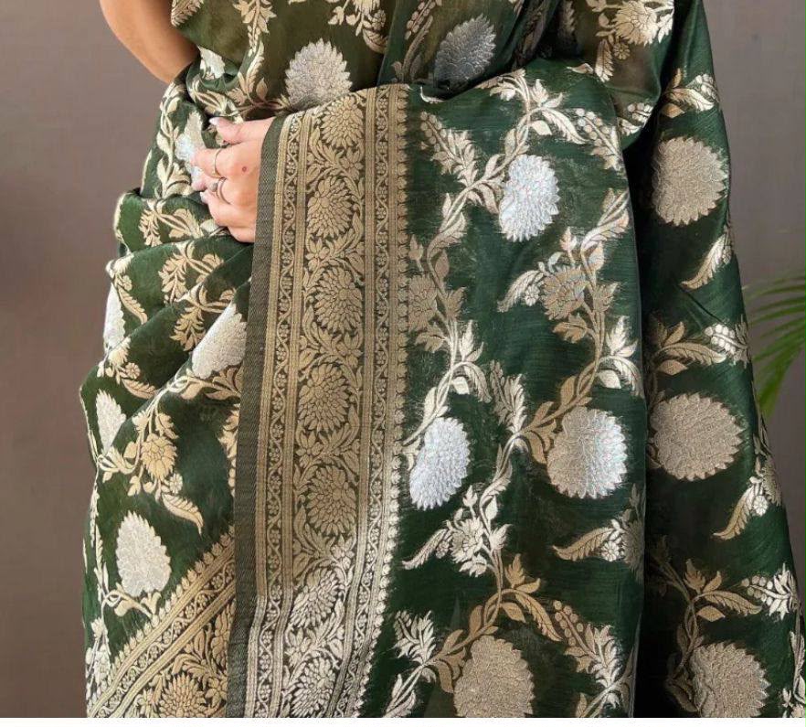 Botanical Border Abaya