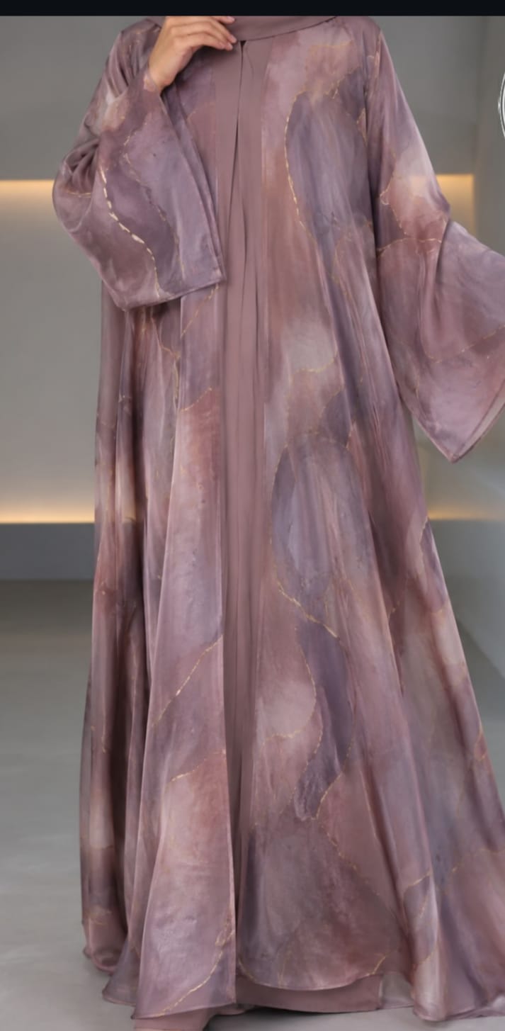 Lavender Ombre Abaya